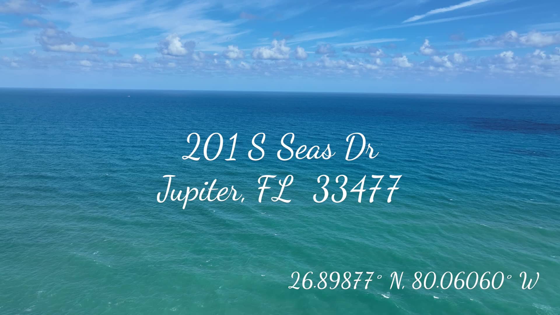 201 s Sea Drive, Jupiter FL on Vimeo
