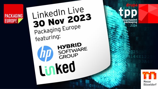 drupa Touchpoint Packaging Webinar with Hybrid, HP and Linked2Brands