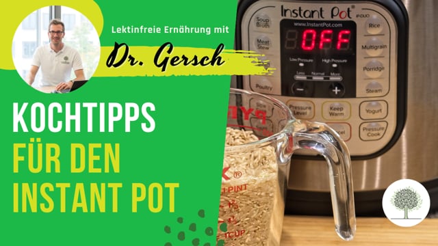 Video: Kochtipps für den Instant Pot 