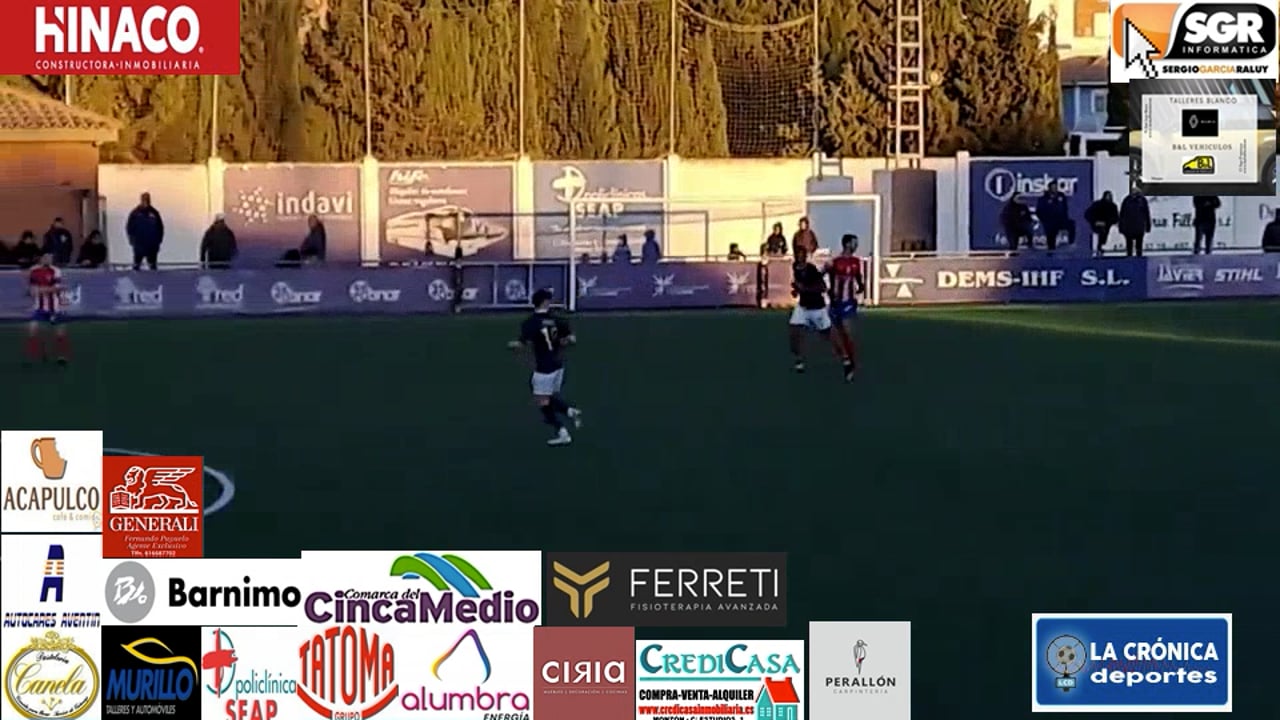 RESUMEN y GOL) CD Caspe 1-0 At Monzón Alumbra  / J 13 / 3ª División