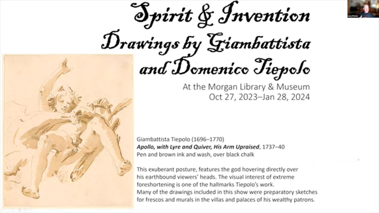 Art Talk - Spirit and Invention: Drawings by Giambattista and Domenico Tiepolo