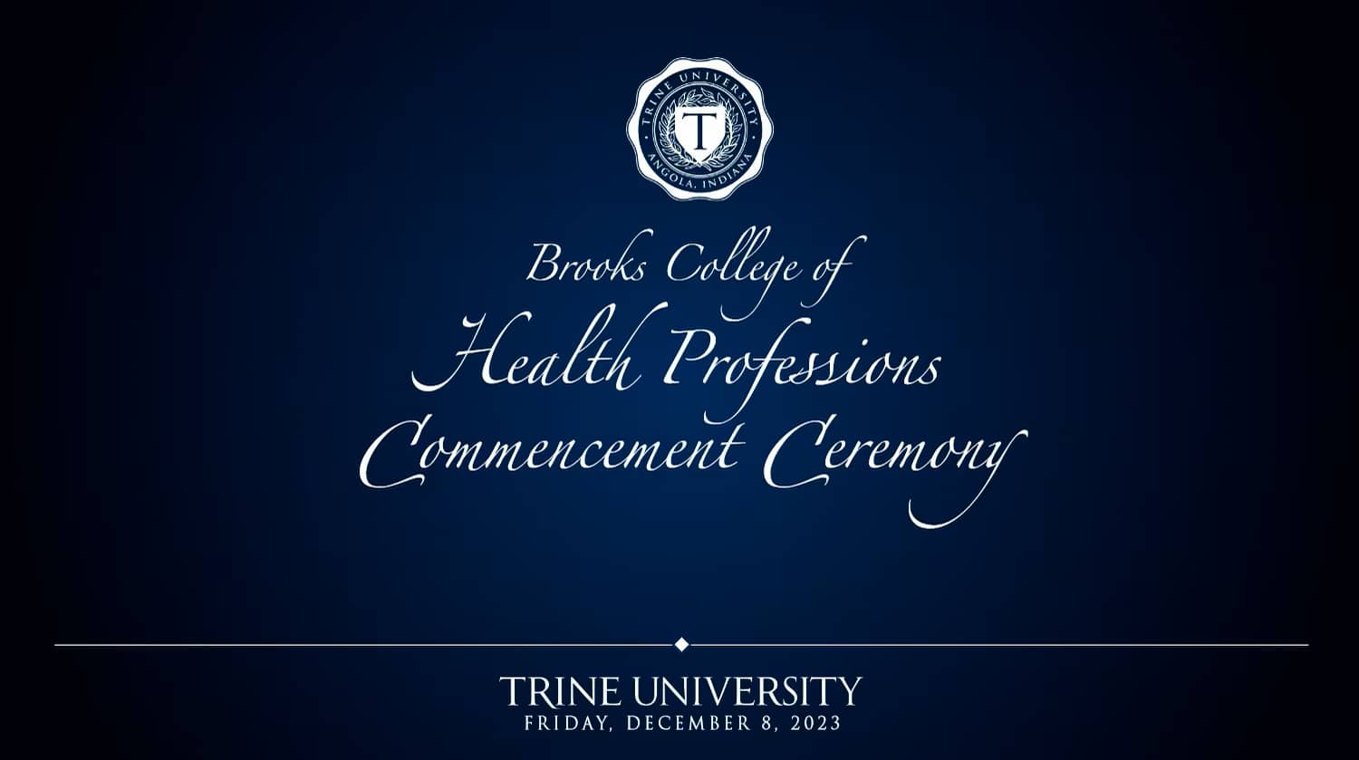 Brooks College of Health Professions Commencement Ceremony on Vimeo