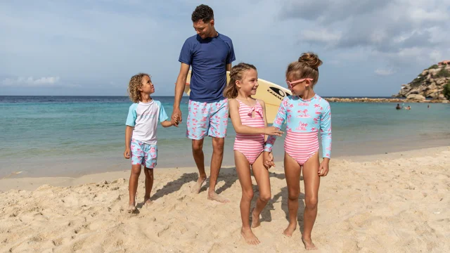 SNAPPER ROCK LEMON DROPS LS SUNSUIT MULTI - Sand Angels