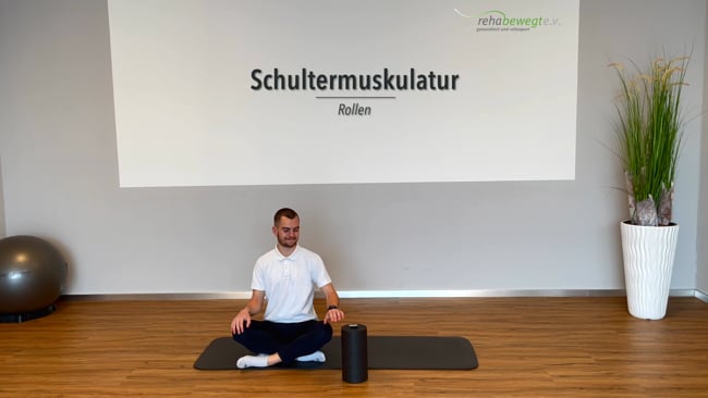 Übungen Faszienrolle - Schultermuskulatur