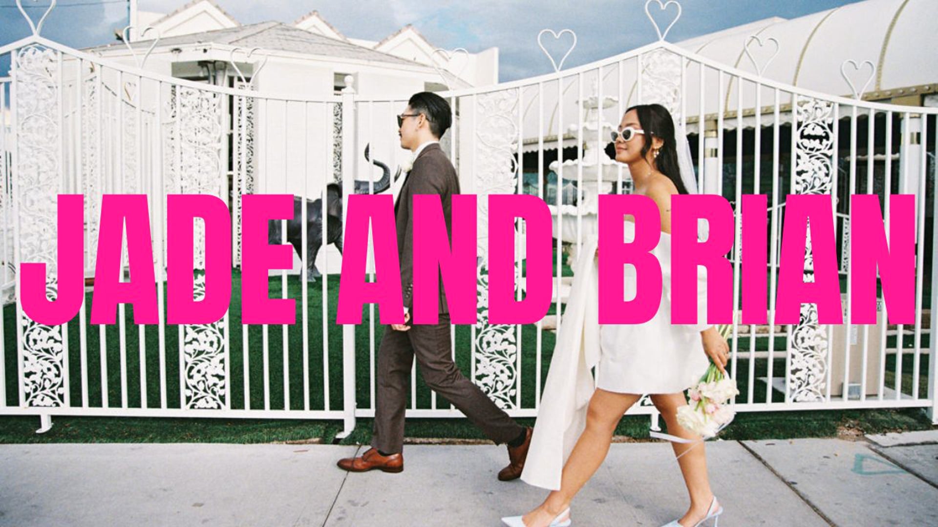 A Very Vegas Wedding on Super8 | Jade & Brian