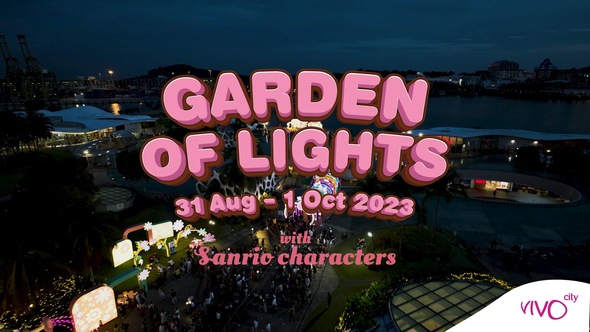 VivoCity: Mid-Autumn Garden of Lights with Sanrio characters