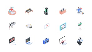 Isomeric Webinar and Podcast, a Duotone Icon by Vectors Market (Thumbnail 8 of 8)