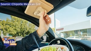 Chipotle Car Napkin Holder