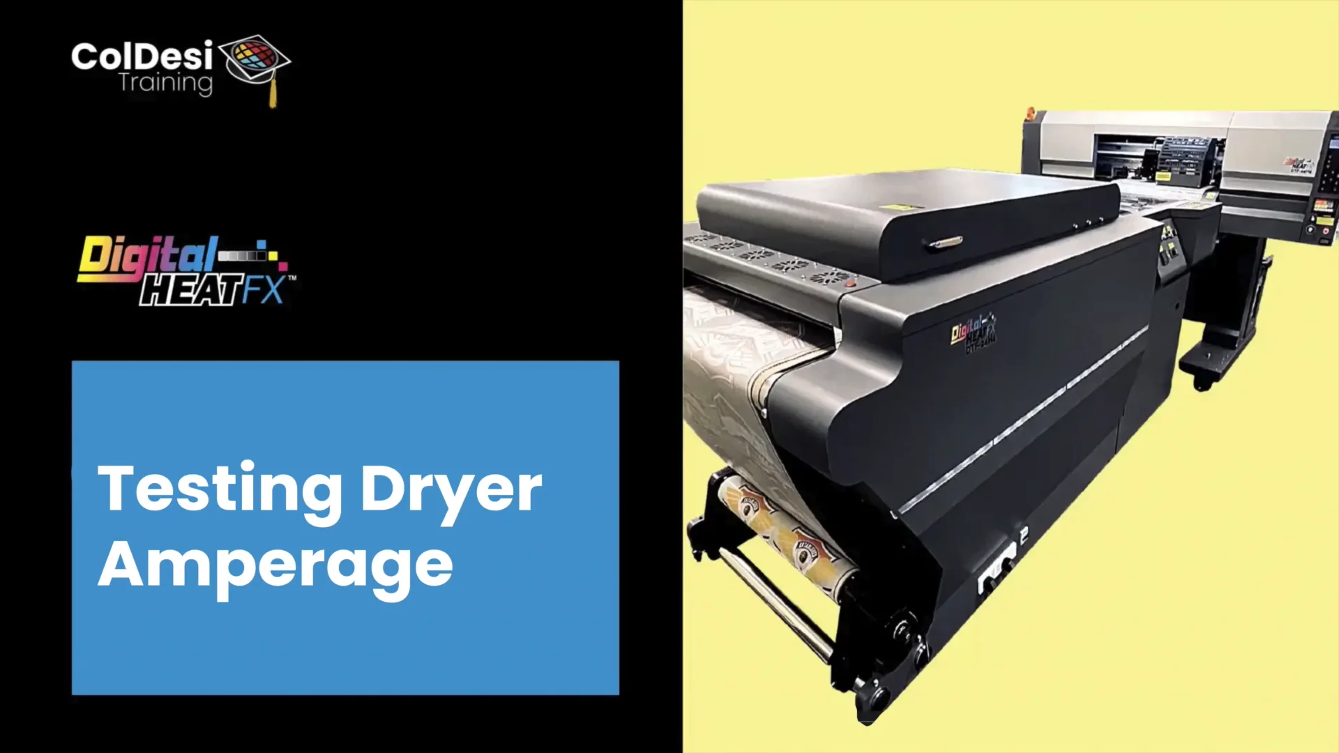 DTF24H4 Testing Dryer Amperage