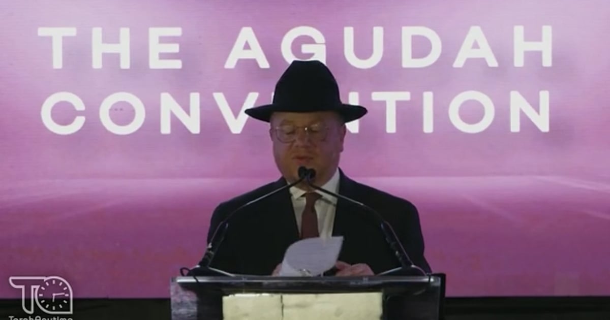 Agudas Yisrael | Agudah Convention 2023: Motzai Shabbos Keynote- Ari Stern