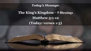 2023-12-03 Matthew 5:1-3