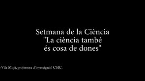 Conferència: La ciència també és cosa de dones