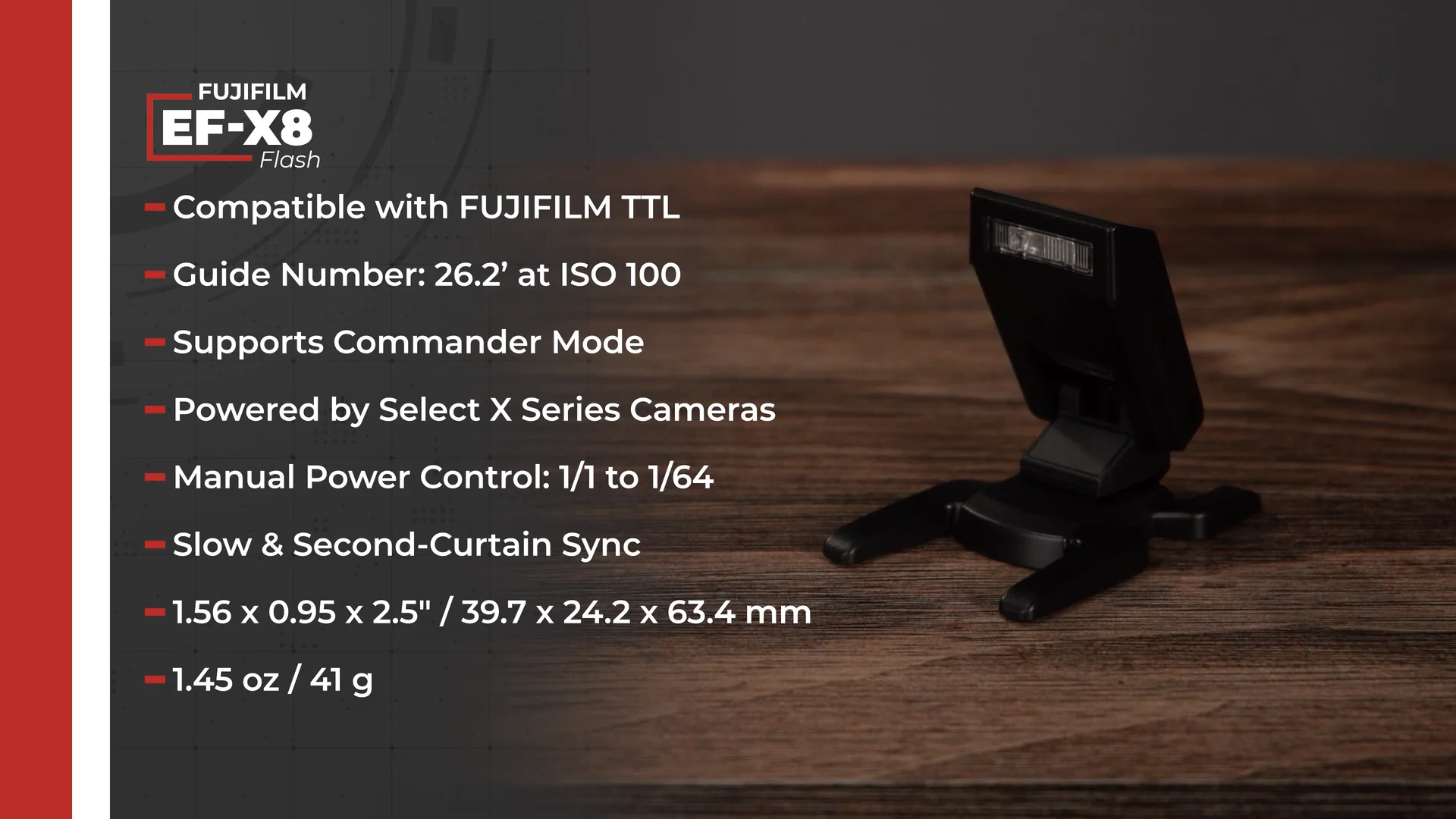 FUJIFILM EF-X8 Flash 16651497 B&H Photo Video