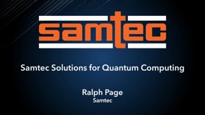 Samtec 量子コンピュータのため​​​​​​​のソリューション