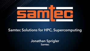 Samtec Solutions For HPC, Supercomputing