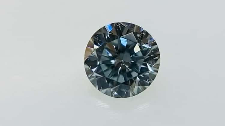 FANCY LIHGT GREEN BLUE* UNDETERMINED* 0.150ct RD/RT2376/CGL on Vimeo