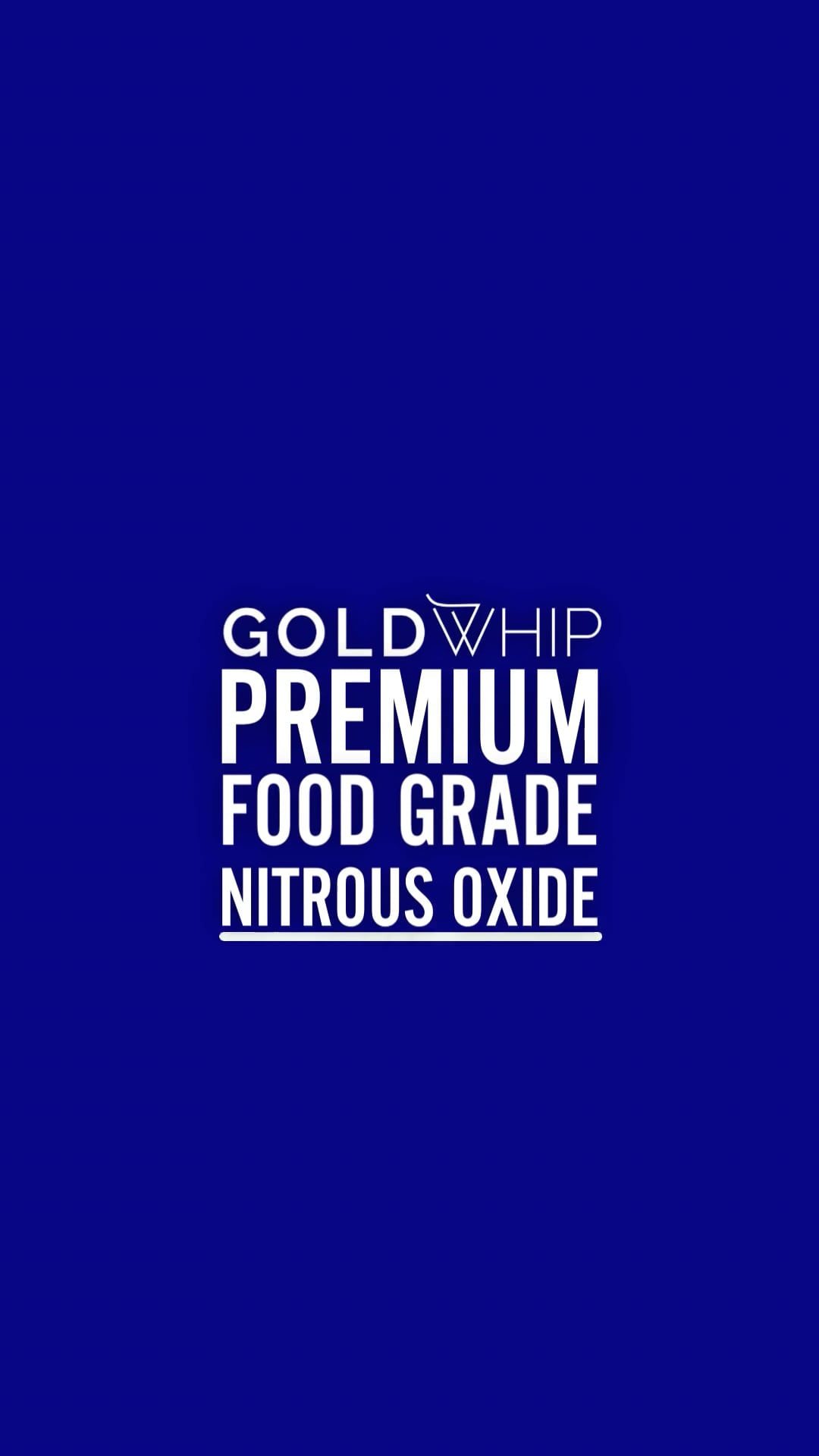 Premium Goldwhip Mini N2O Tank 200g