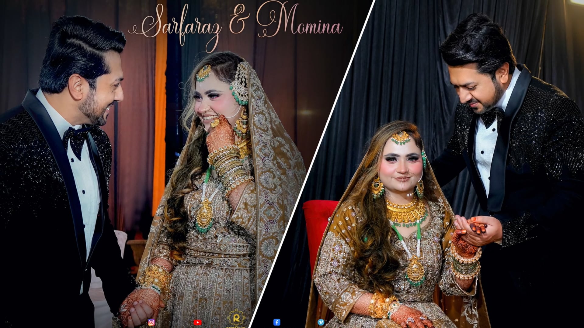 MOMINA & SARFARAZ RECEPTION @_HIGHLIGHT