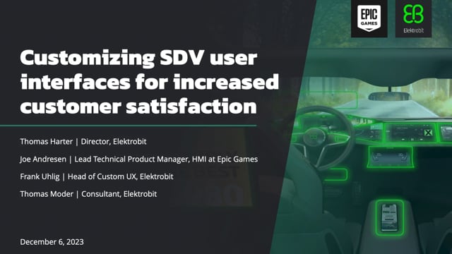 Customizing software-defined vehicle user interfaces for increased customer satisfaction