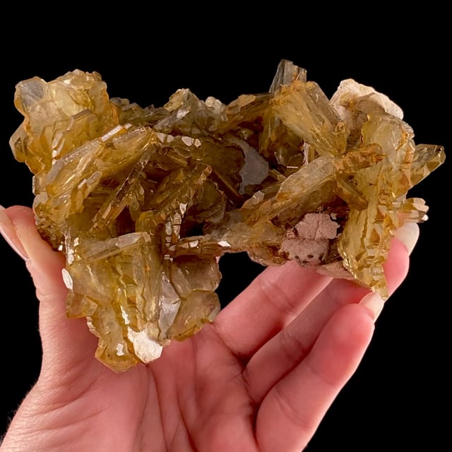 Baryte (fine gemmy crystals)