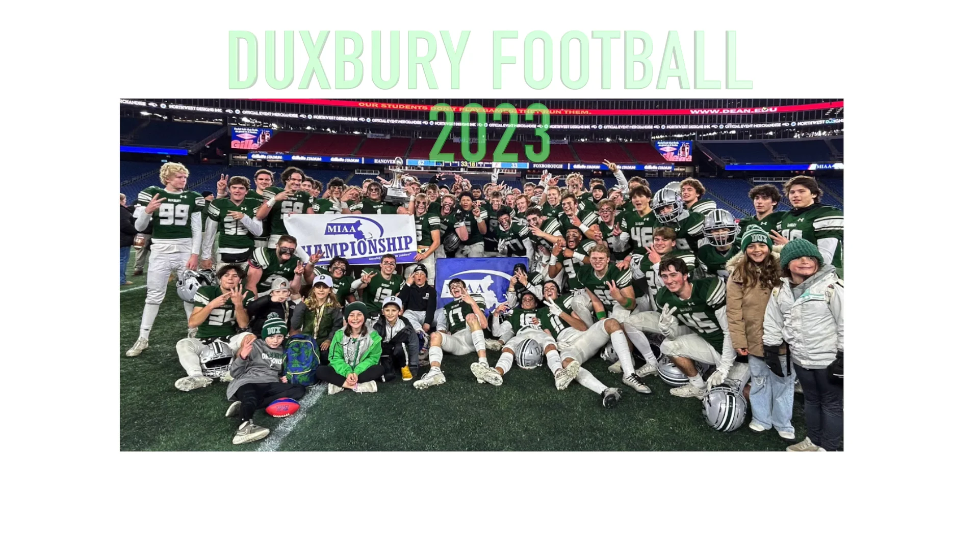 DUXBURY FOOTBALL HIGHLIGHT FILM 2023 on Vimeo