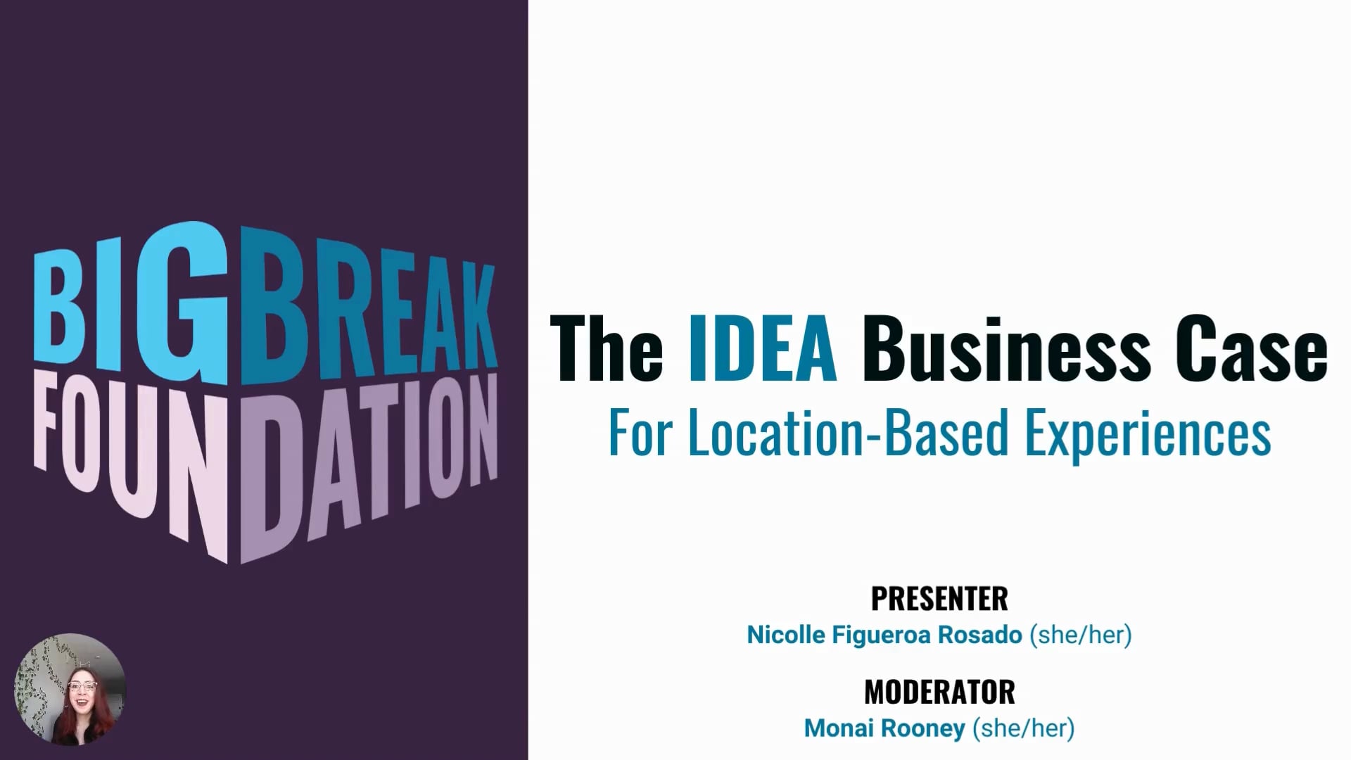 The IDEA Business Case Recording | For Location-Based Experiences