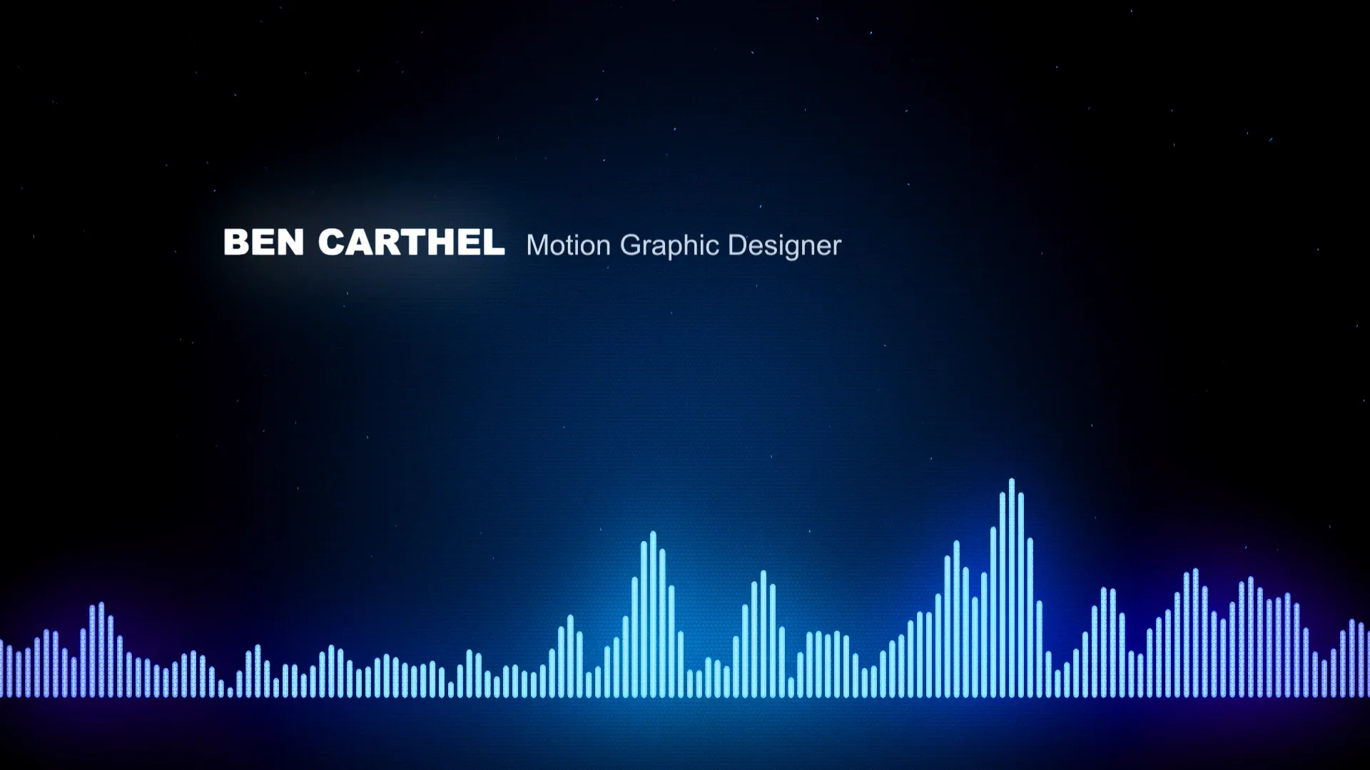 Ben Carthel Video Portfolio Ben Carthel Video Editor Motion