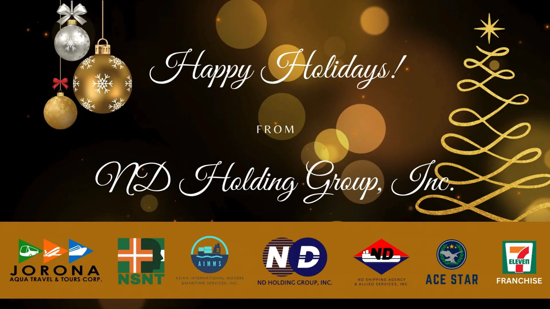 ND HOLDING GROUP, INC. HOLIDAY GREETINGS 2023 on Vimeo