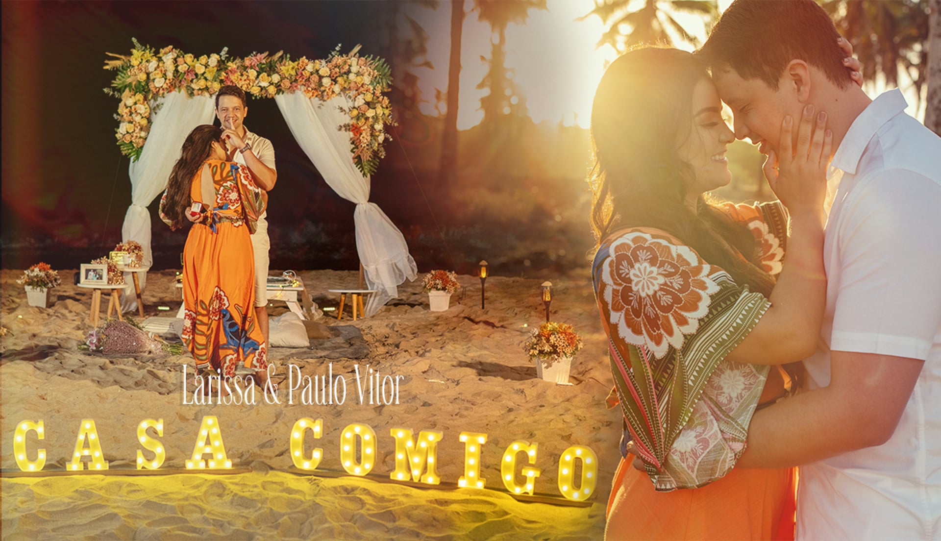 Pedido de Casamento de Paulo Vitor & Larissa | Porto de Galinhas PE