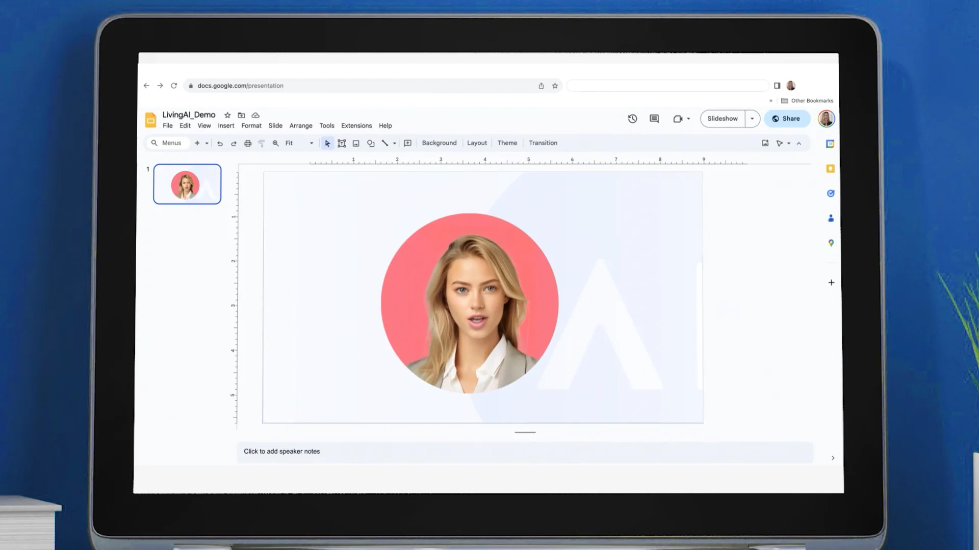 Google Slides Powered by LivingAI on Vimeo