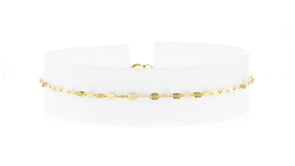 Italian 2.1mm 14kt Yellow Gold Lumachina-Chain Anklet