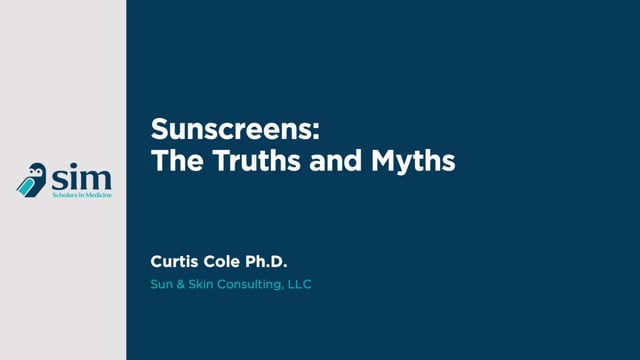Sunscreens: The Truths and Myths