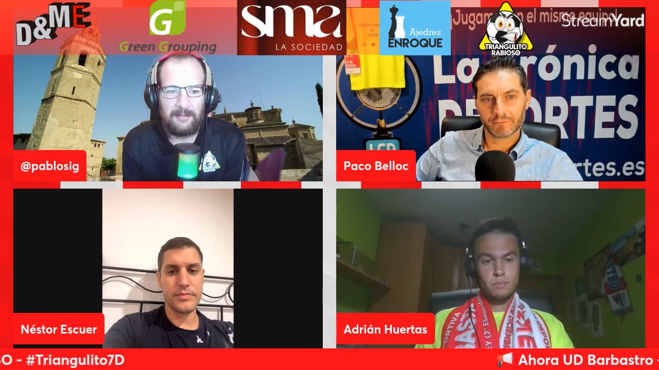 (Especial Copa del Rey. La UD Barbastro elimina a la UD Almería) TERTULIA UD BARBASTRO / Fuente: YouTube El Triangulito