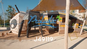 Bee J49119® playgrounds sustainable natural wood equipment animals video