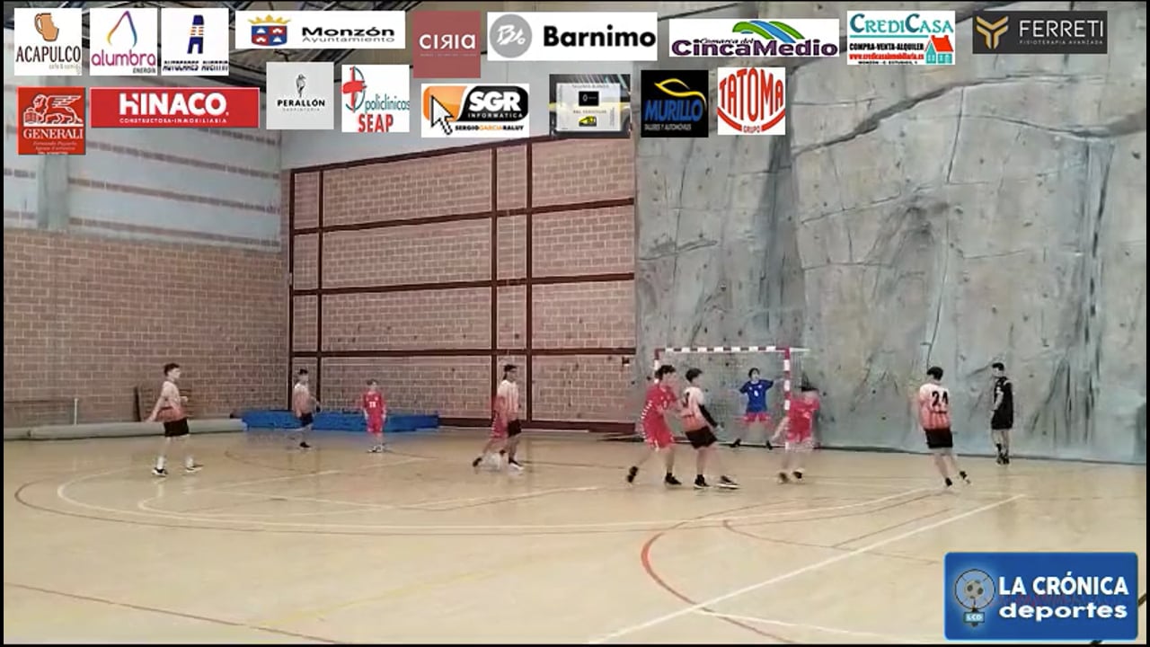 BALONMANO    CADETE  MONZÓN-28-19-AGUSTINOS                              INFANTIL  MONZÓN-35-20-ALMOGÁVAR B
