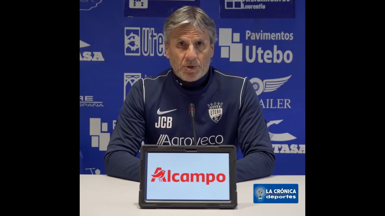 LA PREVIA / CF Utebo - CD Brea / JUAN CARLOS BELTRÁN (Entrenador Utebo) Jor. 15 - 2ª RFEF / Fuente: Utebo FC