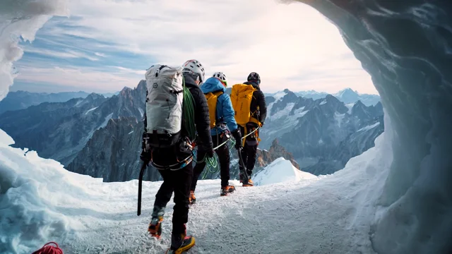 Camiseta de escalada y montaña tirantes Mujer Simond Race azul