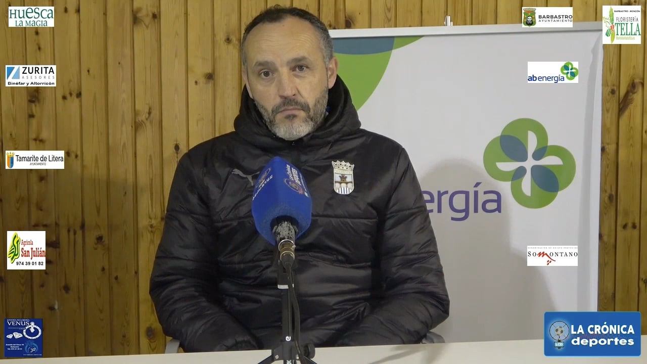 JOSEAN GARCÍA (Entrenador Náxara) UD Barbastro 3-0 CD Náxara / Jor. 15 - Segunda Rfef