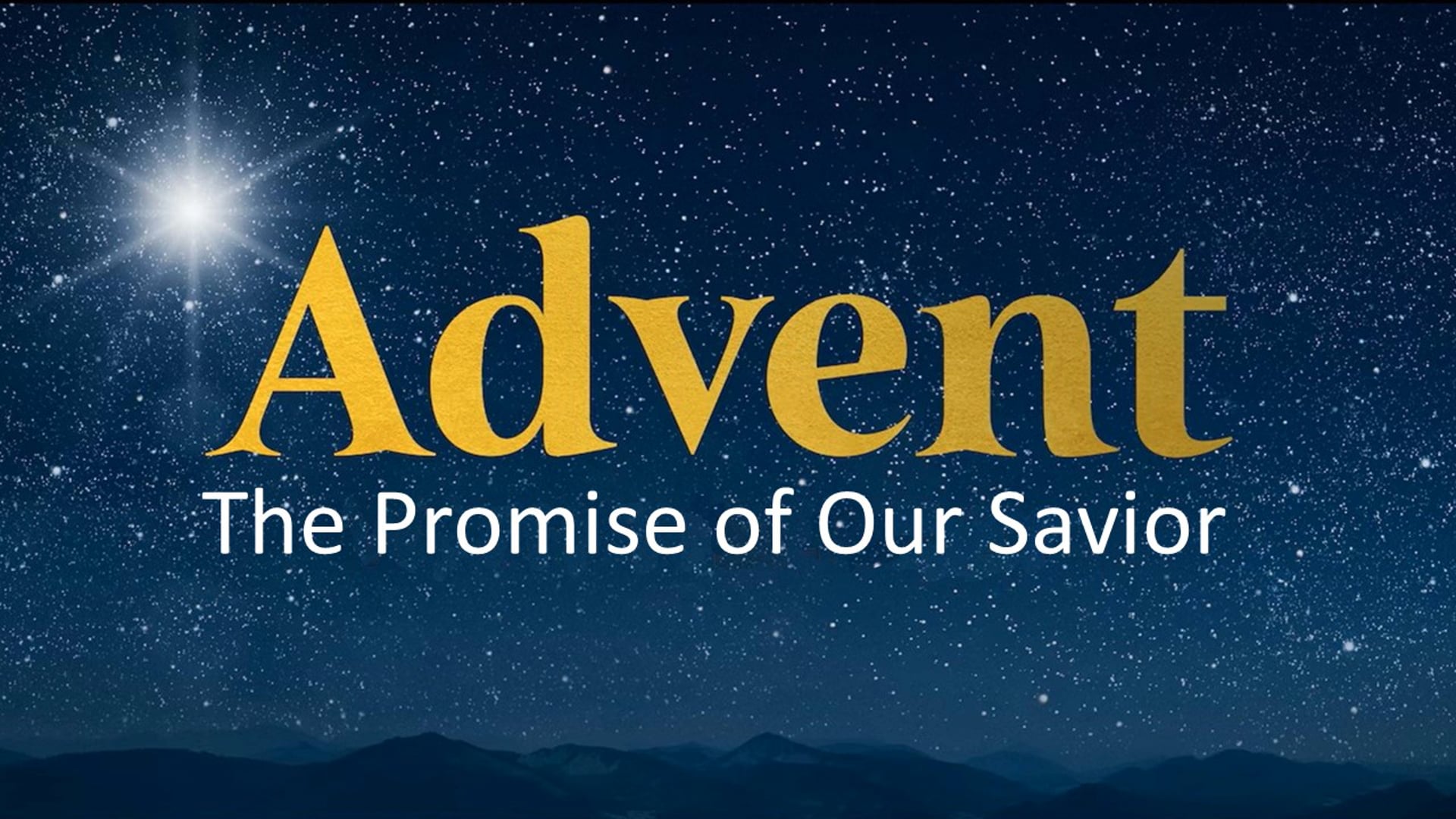 Advent Peace - Sermon