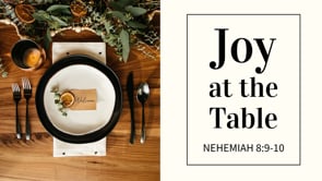 Joy at the Table