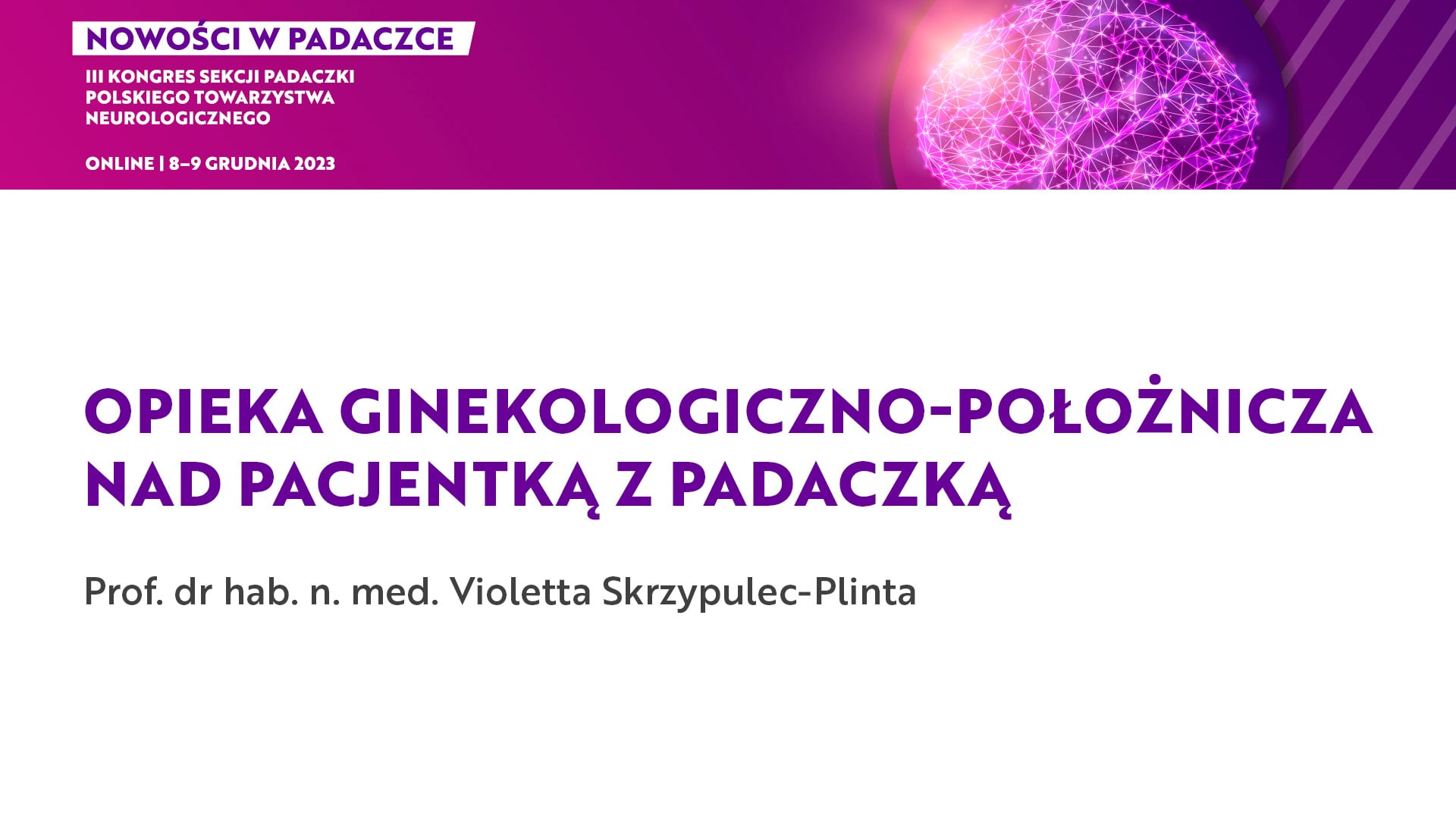 Grafika VOD dla Opieka ginekologiczno-położnicza nad pacjentką z padaczką