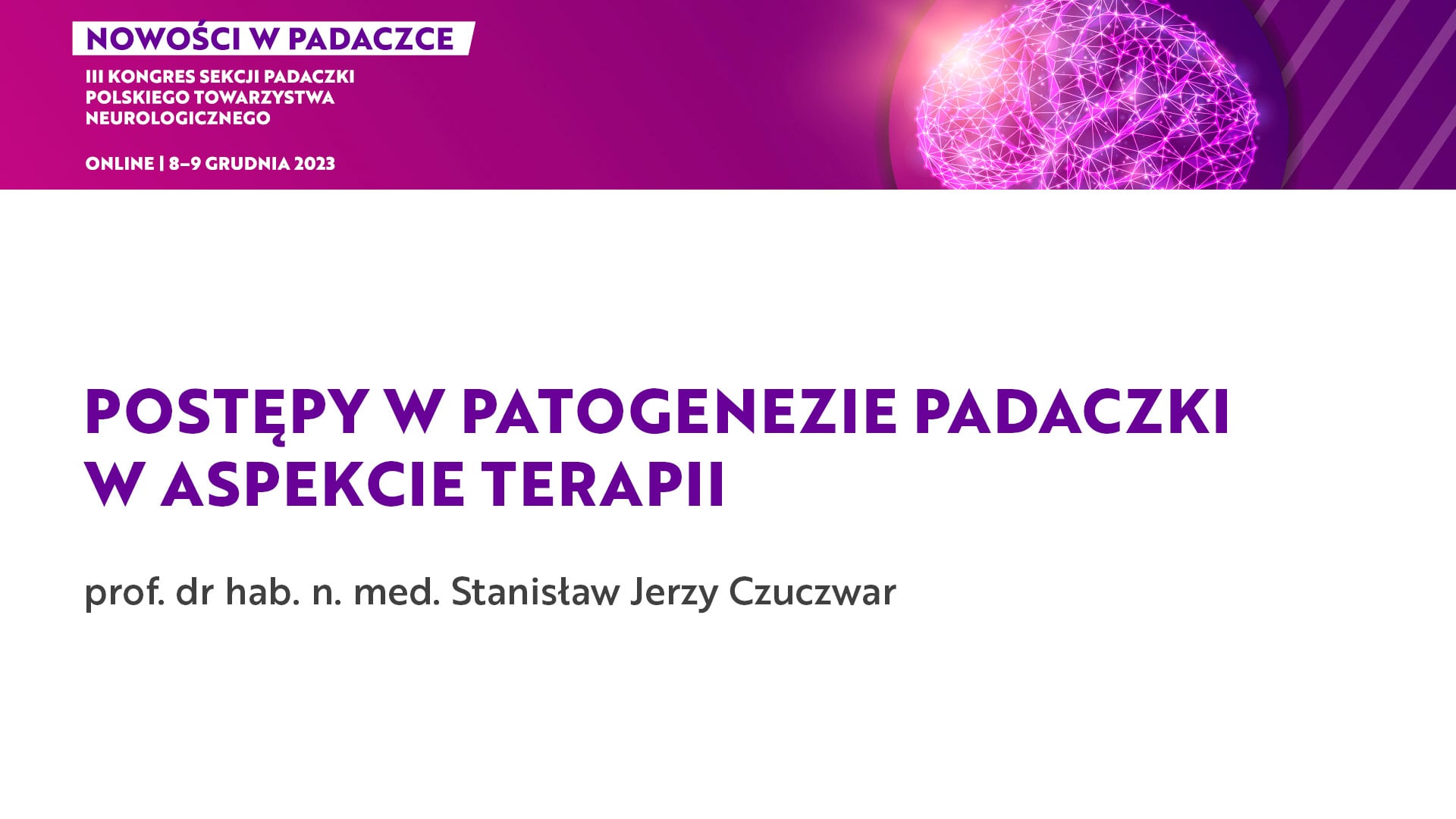 Grafika VOD dla Postępy w diagnostyce i monitorowaniu padaczki