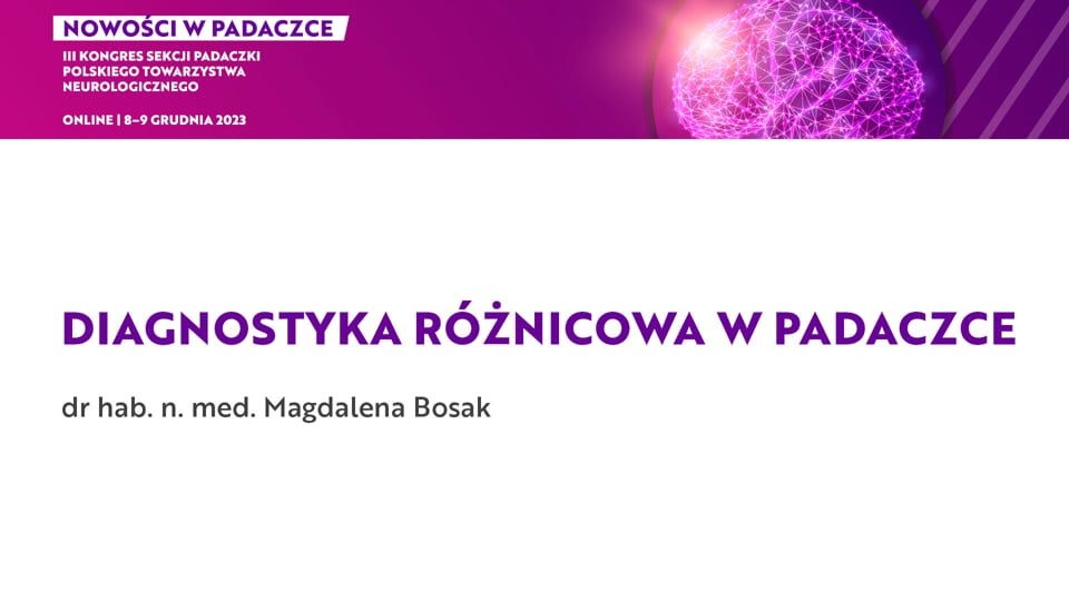 Grafika dla Diagnostyka różnicowa w padaczce