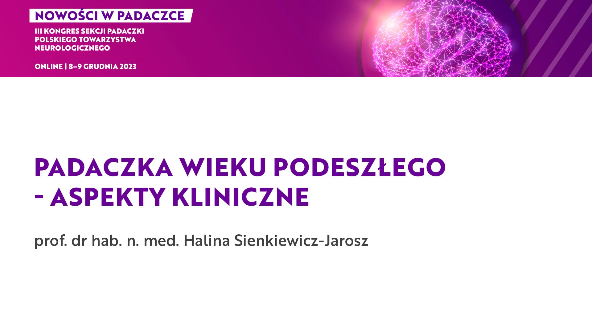 Grafika VOD dla Padaczka wieku podeszłego - aspekty kliniczne