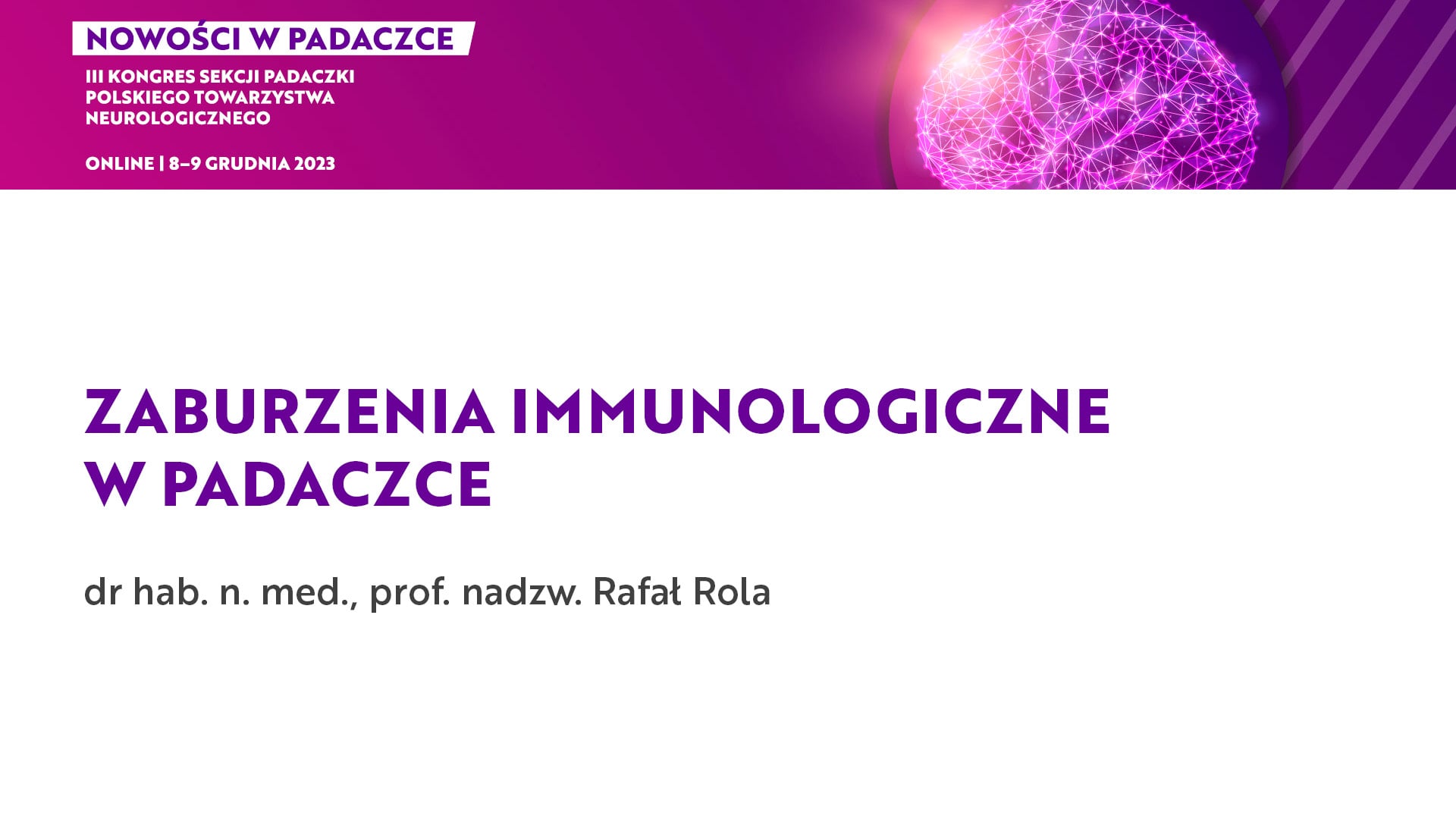 Grafika VOD dla Zaburzenia immunologiczne w padaczce