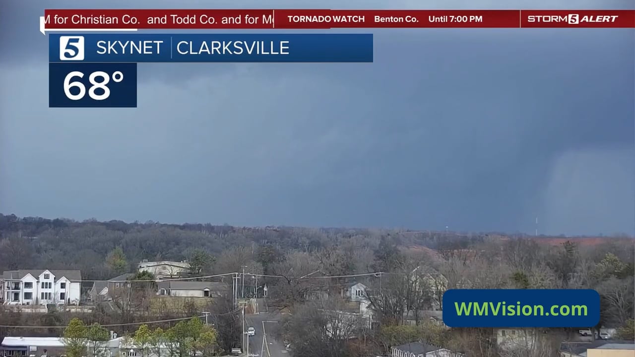 WTVF Tornado Coverage