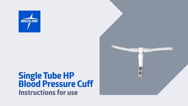 Medline Reusable 1-Tube BP Cuffs with Bayonet Connector