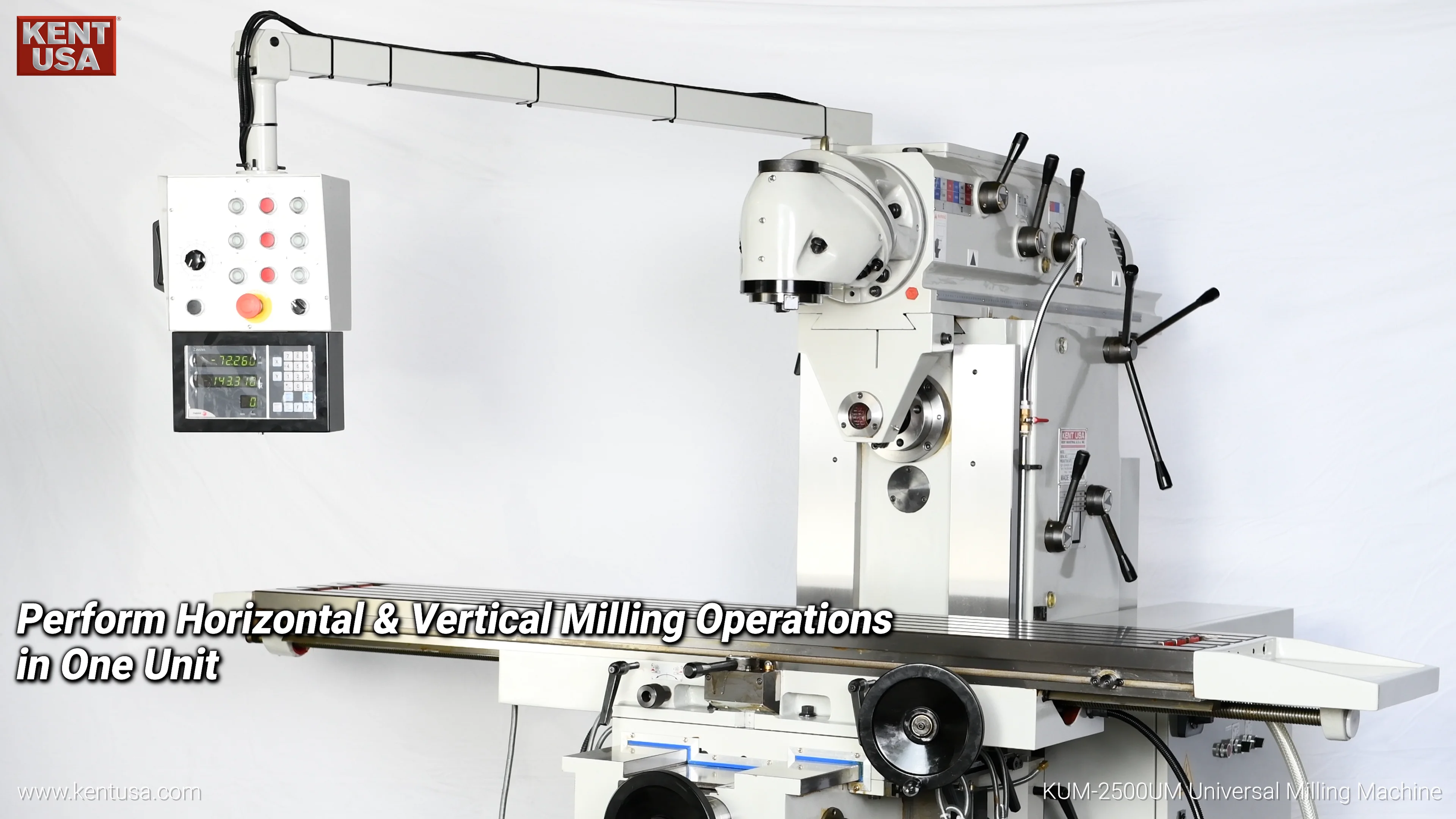 Buy KUM-2500UM Universal Milling Machines - Kent Industrial USA