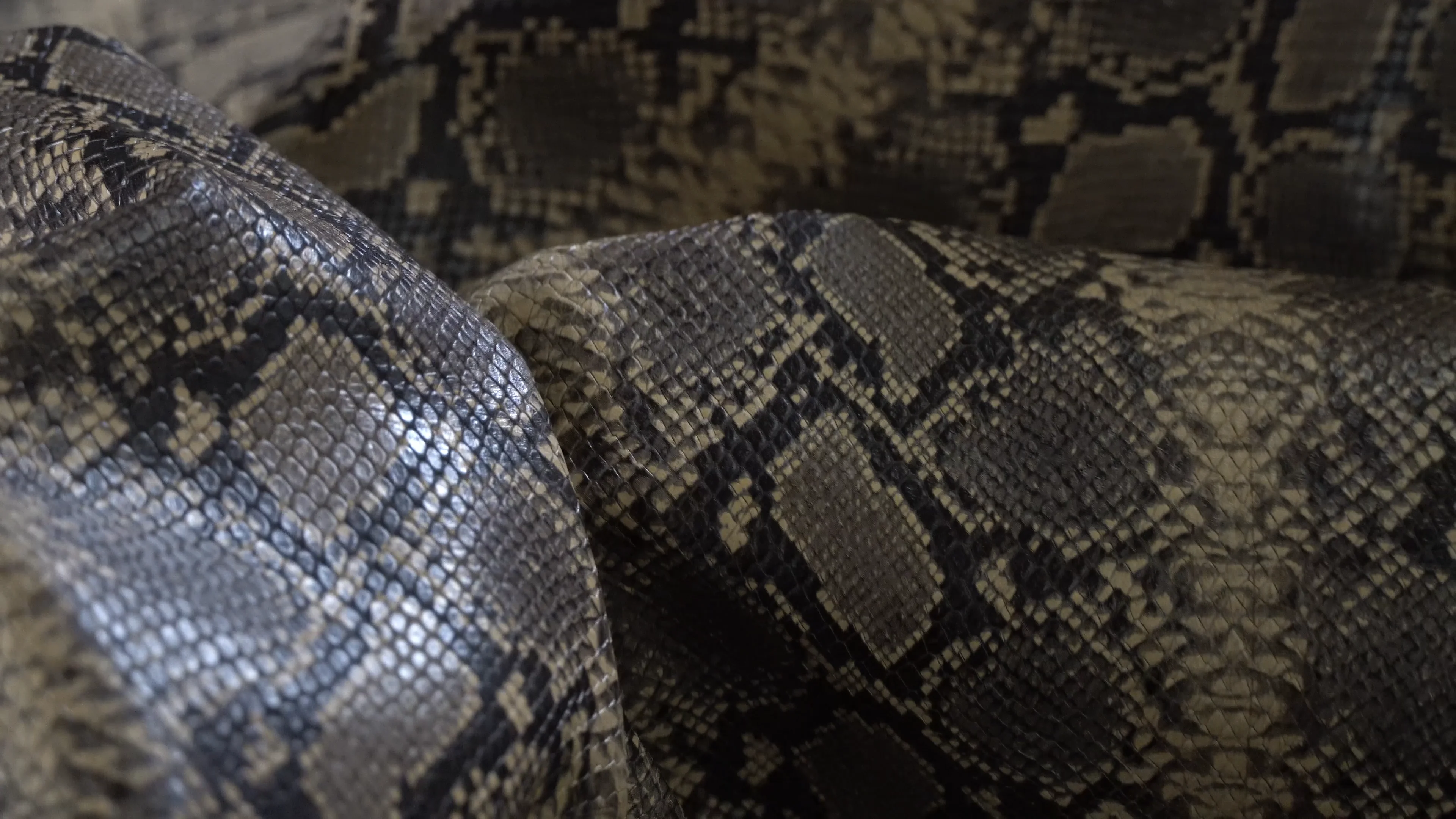 Africa Python Snake Embossed Cowhide | United Leather