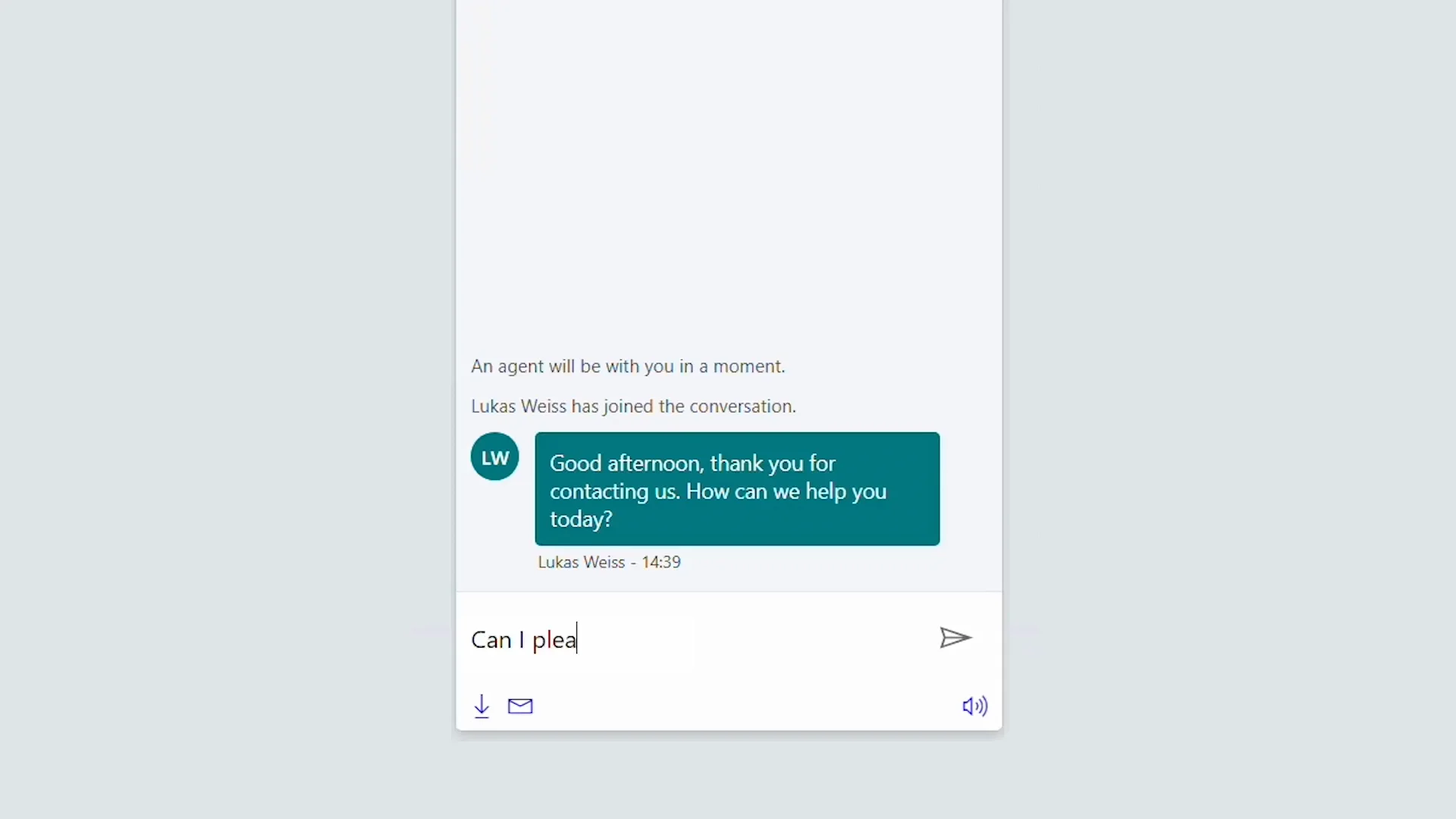 Live chat - existing business demo on Vimeo